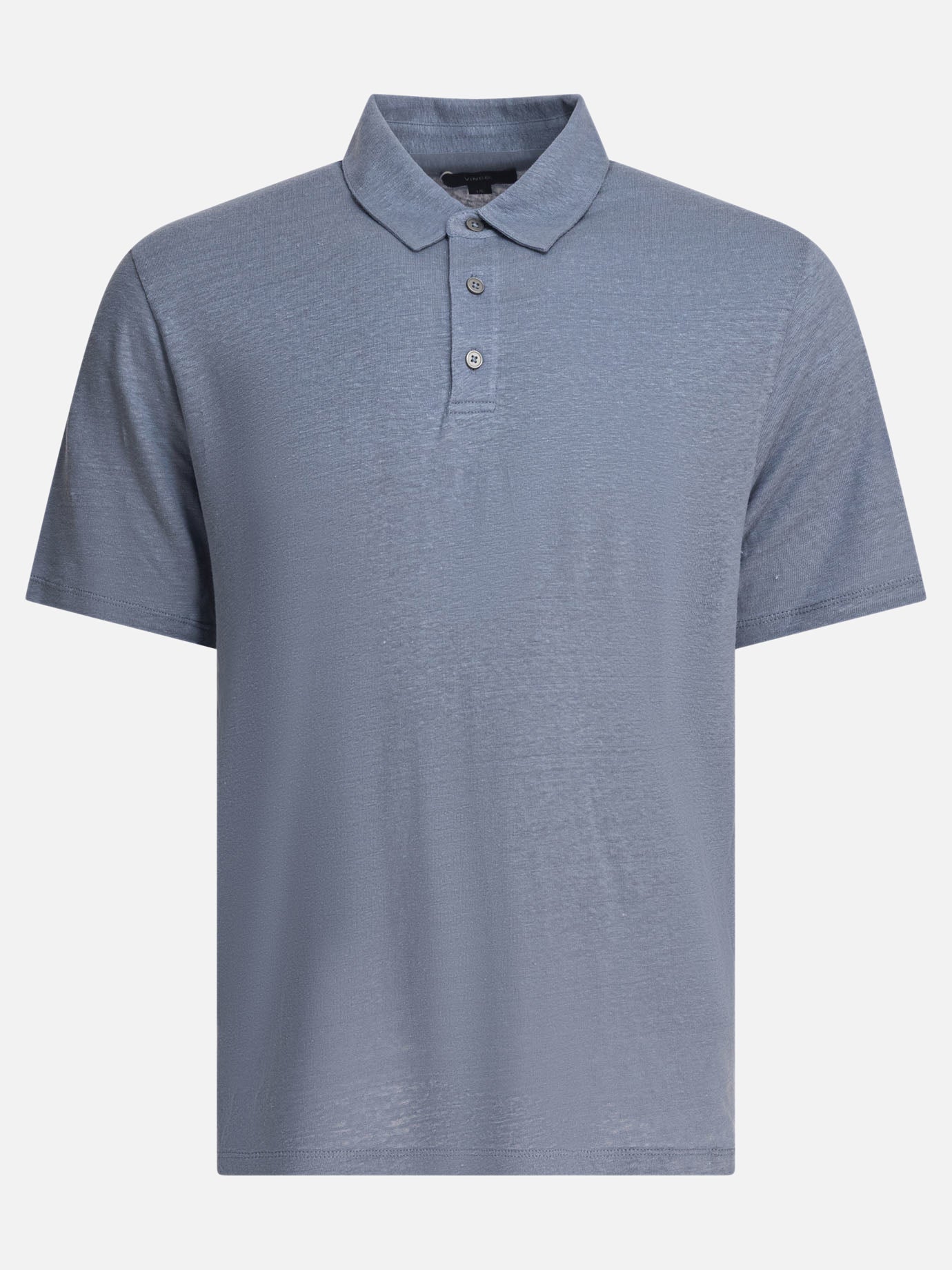 Vince Linen polo shirt 11966651_M Light blue thumbnail_1