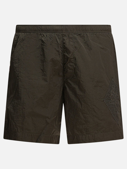 Swim shorts Logo  Brown - C.P. Company Men | PLP | VIETTI Online Store 
