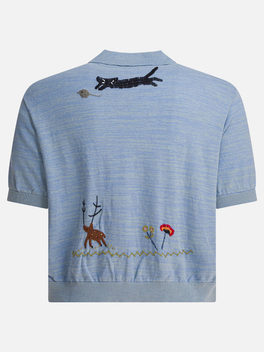 Casual shirts Embroidered  Light blue - KAPITAL Men | PLP | VIETTI Online Store | 2
