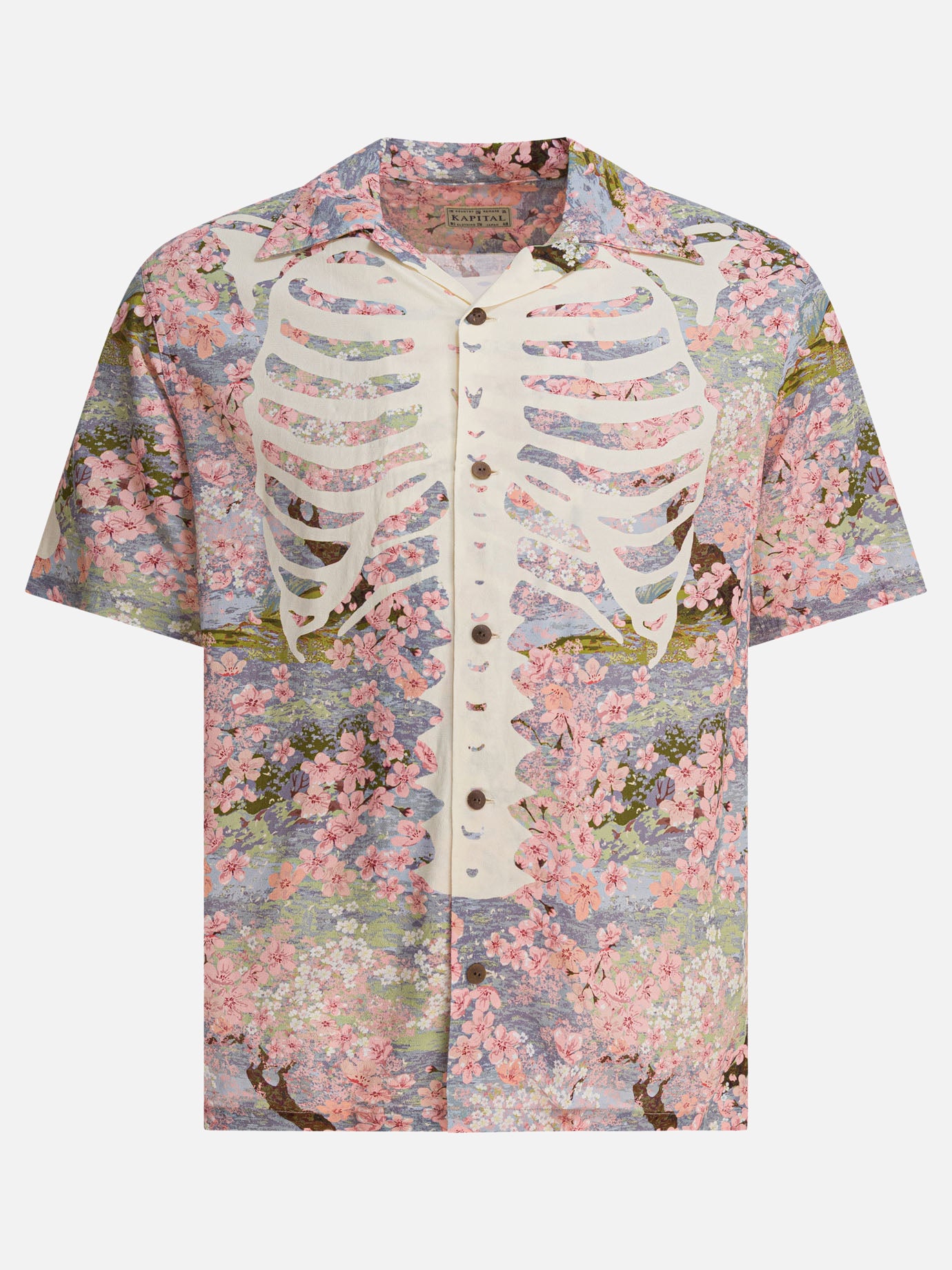 Casual shirts Floral  Light blue - KAPITAL Men | PDP | VIETTI Online Store | thumbnail
