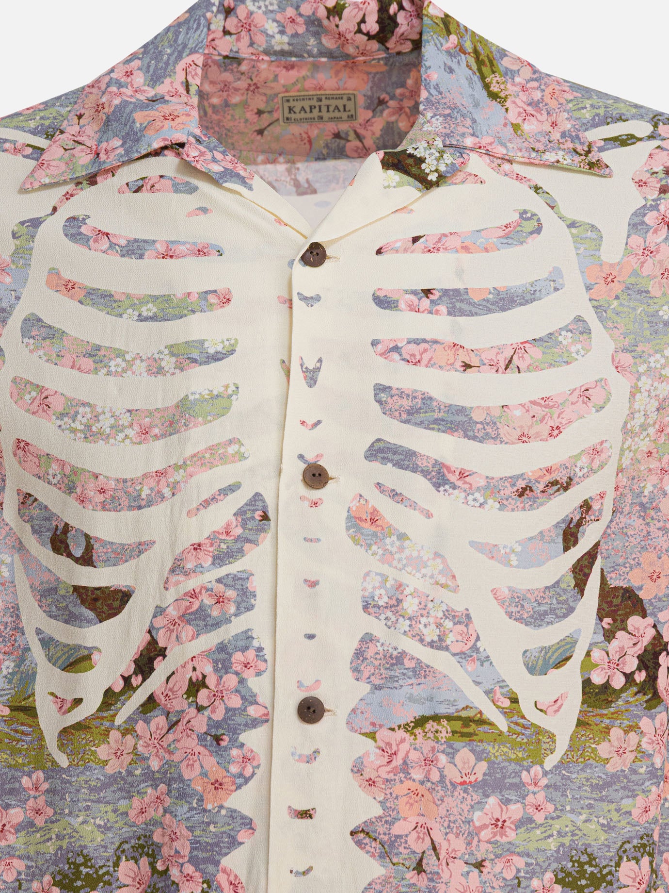 Casual shirts Floral  Light blue - KAPITAL Men | PDP | VIETTI Online Store | Zoom-Modal_3
