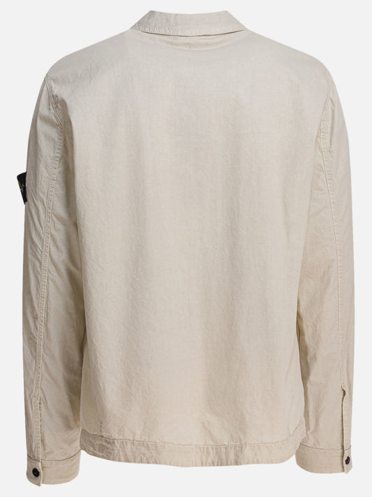 Overshirt jackets Logo  Beige - Stone Island Men | PLP | VIETTI Online Store | 2
