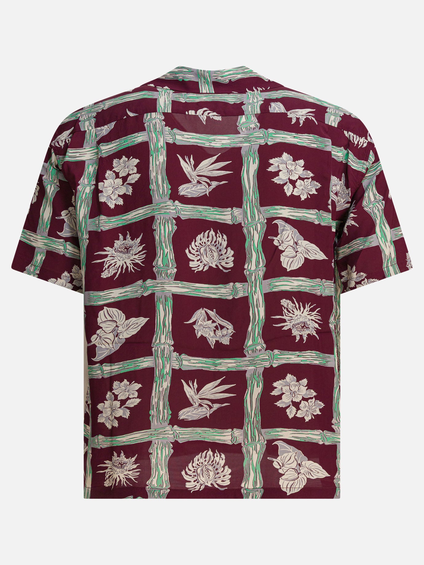 Sun Surf &quot;Island Plants&quot; shirt 22131635_M Bordeaux thumbnail_2