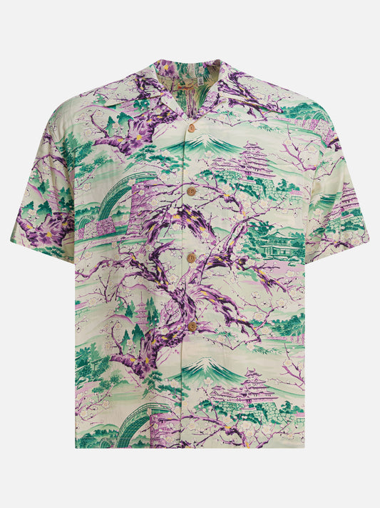 Sun Surf "Scenery of Japan" shirt 26259281_M Green 1