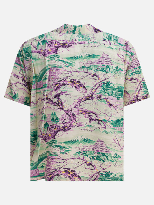 Sun Surf "Scenery of Japan" shirt 26259281_M Green 2