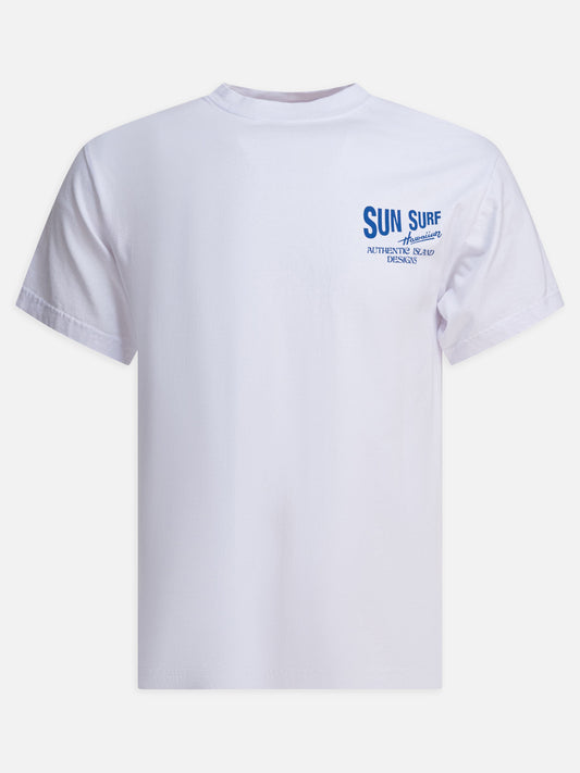 Crewneck t-shirts Logo  White - Sun Surf Men | PLP | VIETTI Online Store 

