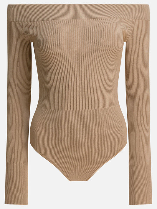 Bodysuits Solid colour  Beige - Alaïa Women | PDP | VIETTI Online Store 
