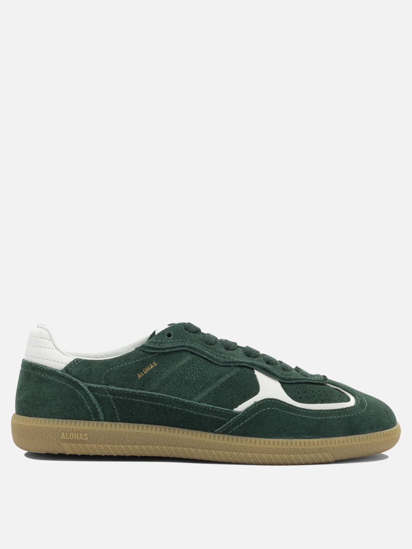 Low top sneakers 100% cow suede - 100% rubber  Green - Alohas Women | PDP | VIETTI Online Store | thumbnail