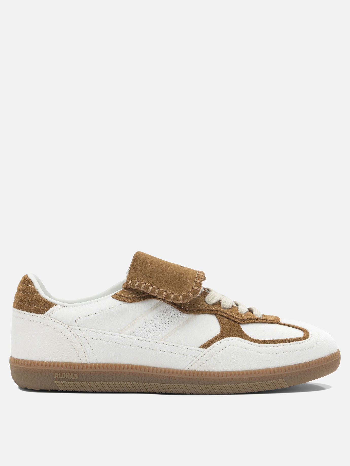Low top sneakers 100% leather - 100% rubber  Beige - Alohas Women | PDP | VIETTI Online Store | Zoom-Modal
