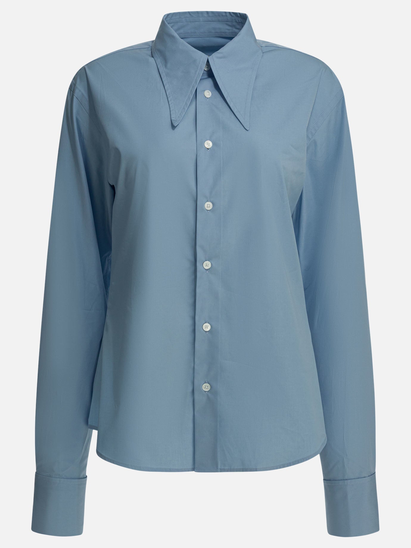 Formal shirts Solid colour  Blue - Ami Paris Women | PDP | VIETTI Online Store | Zoom-Modal
