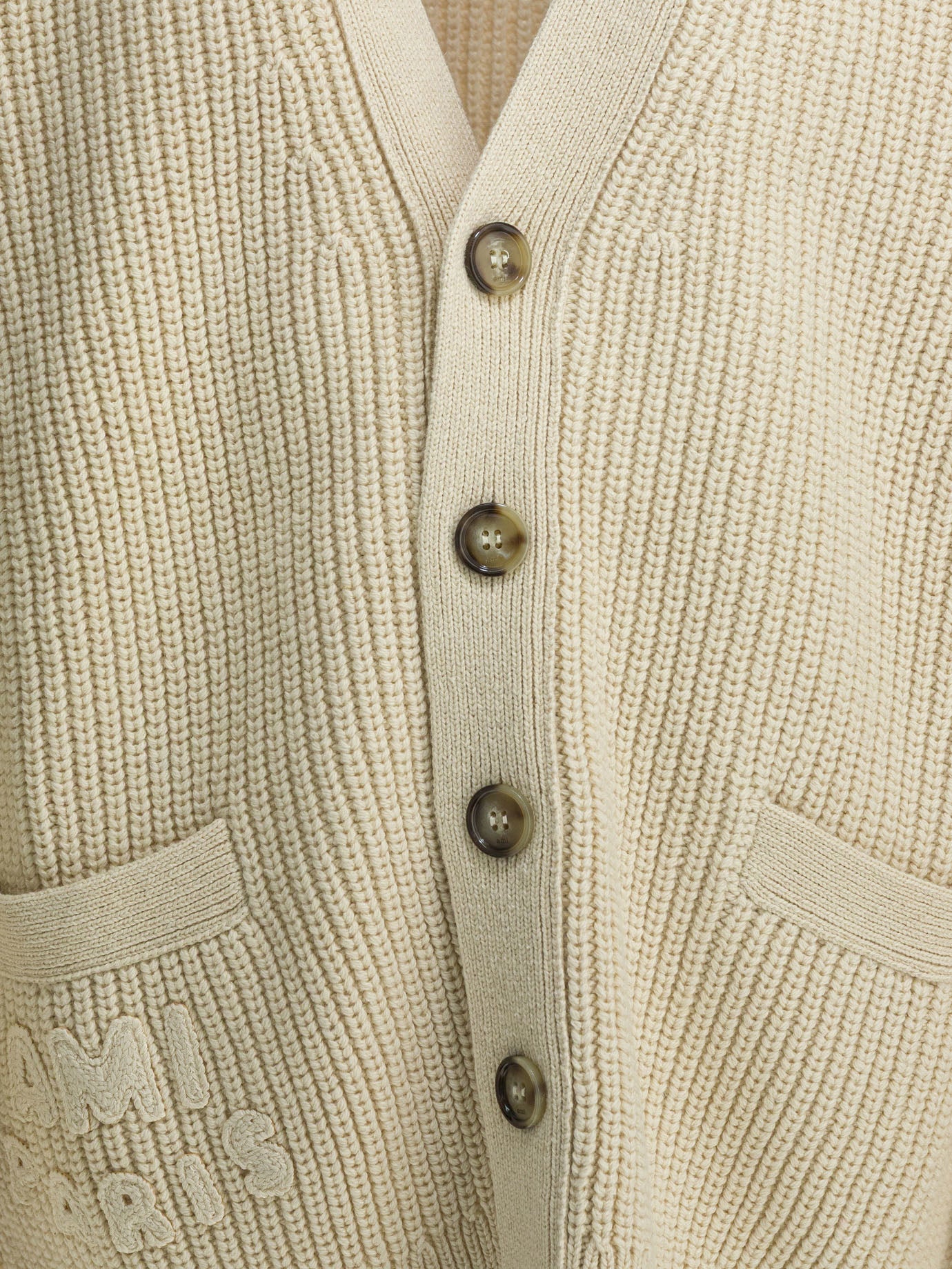 Cardigans Logo  White - Ami Paris Men | PDP | VIETTI Online Store | Zoom-Modal_3
