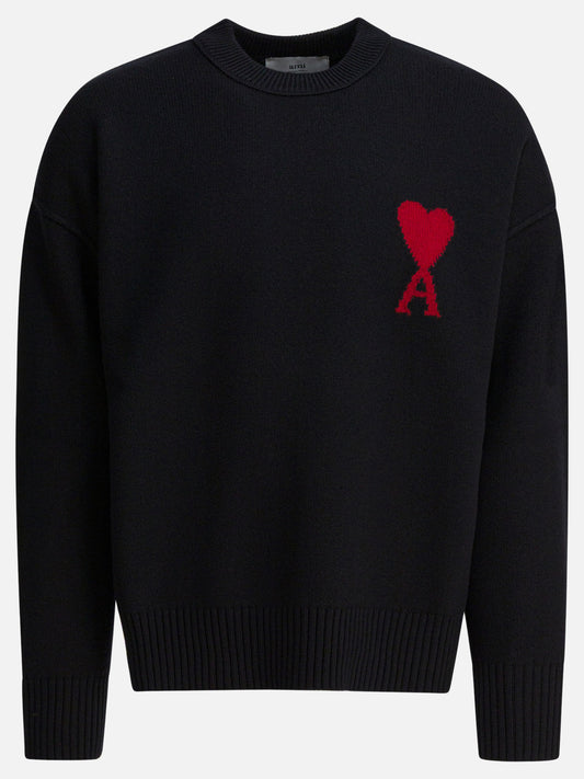Crewneck sweaters Logo  Black - Ami Paris Men | PLP | VIETTI Online Store 
