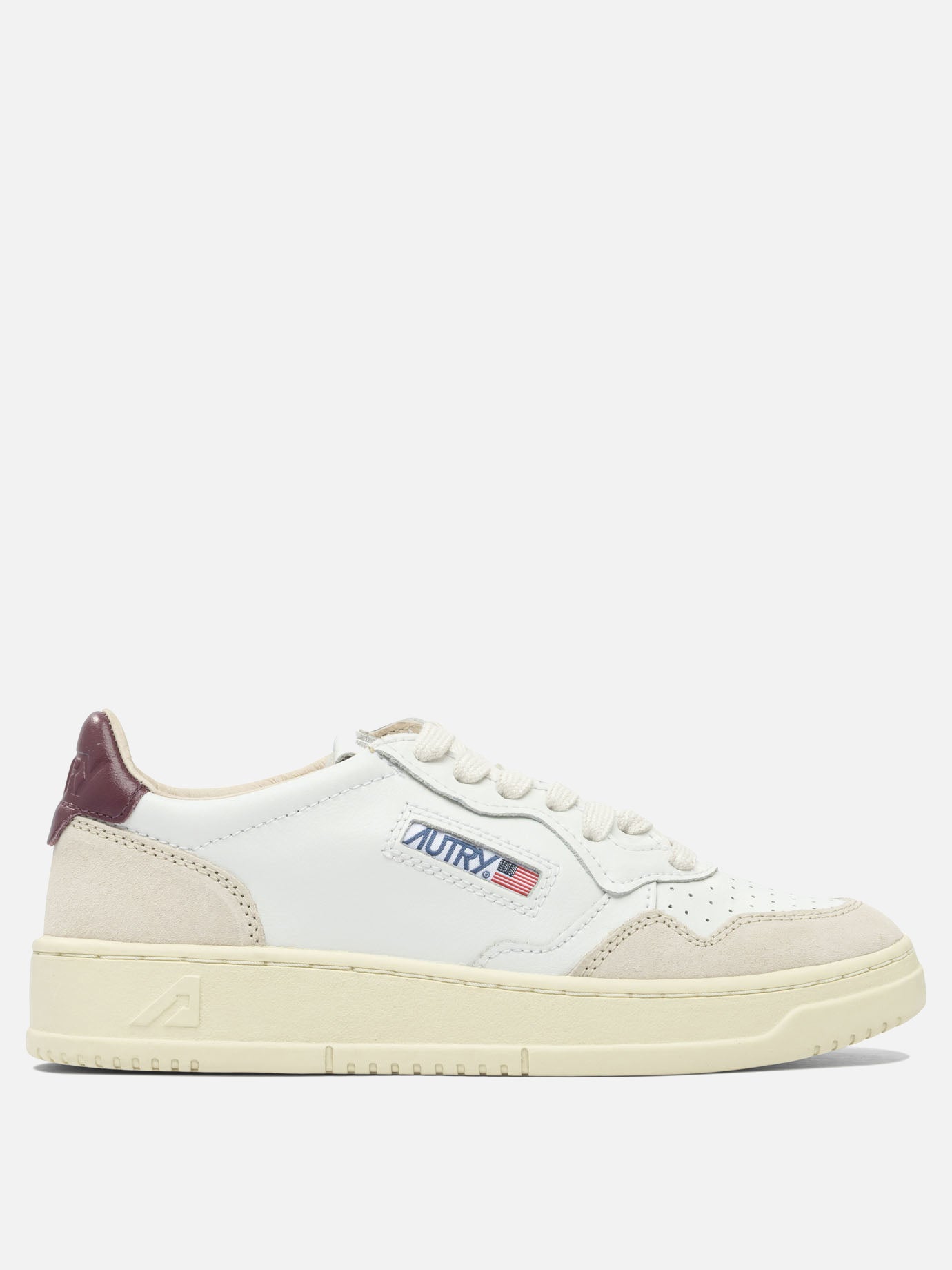 Low top sneakers 90% cow leather 10% nylon - 100% rubber  White - Autry Women | PDP | VIETTI Online Store | thumbnail