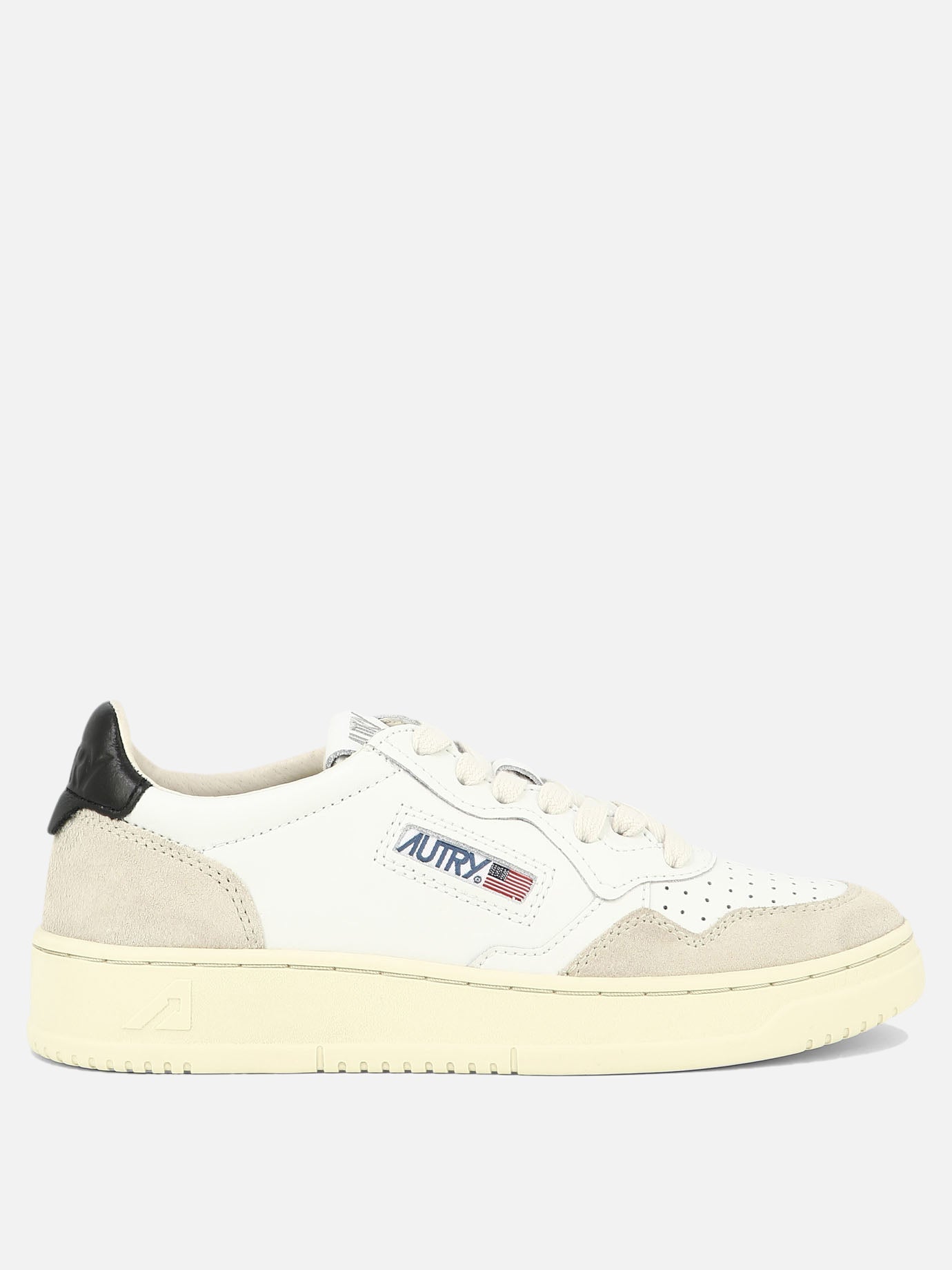 Low top sneakers 70% leather 20% suede 10% nylon  White - Autry Women | PDP | VIETTI Online Store | Zoom-Modal
