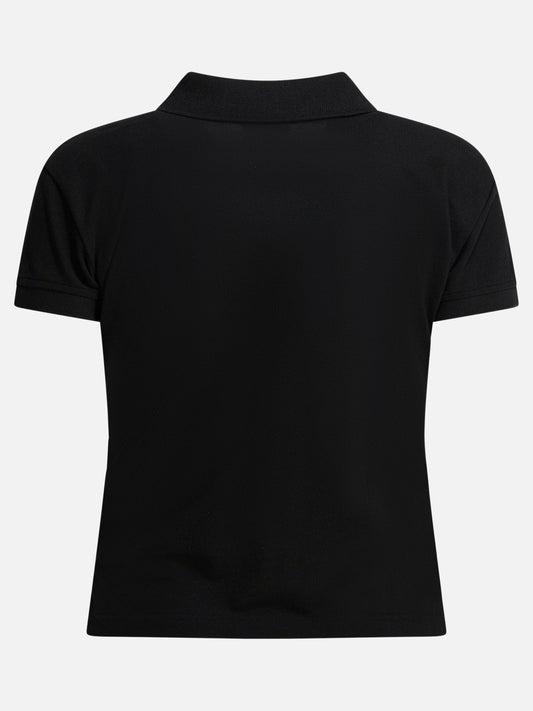 Polo shirts with buttons Logo  Black - Balenciaga Women | PDP | VIETTI Online Store | 2
