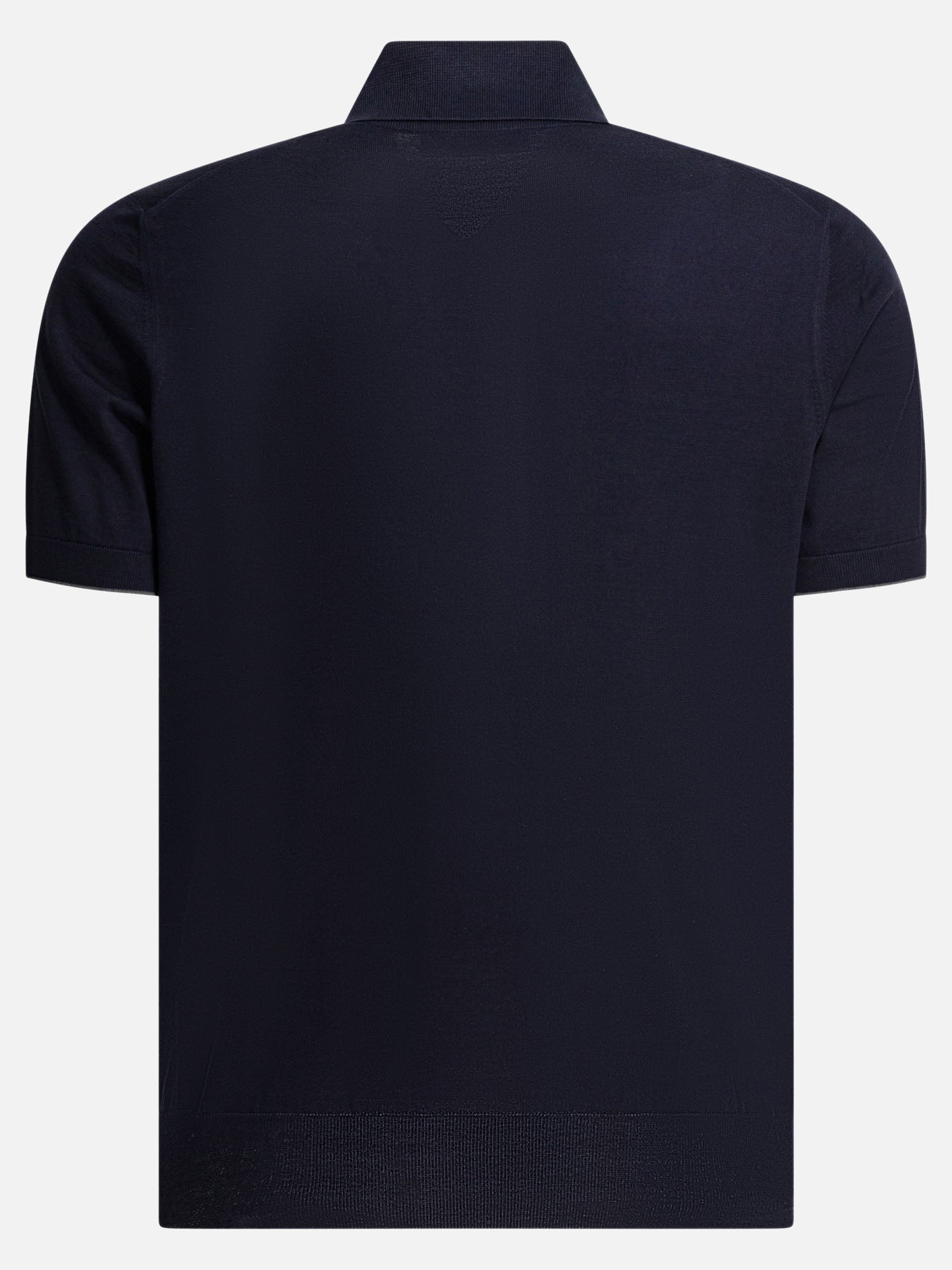 Polo shirts with buttons Solid colour  Blue - Brunello Cucinelli Men | PDP | VIETTI Online Store | thumbnail_2