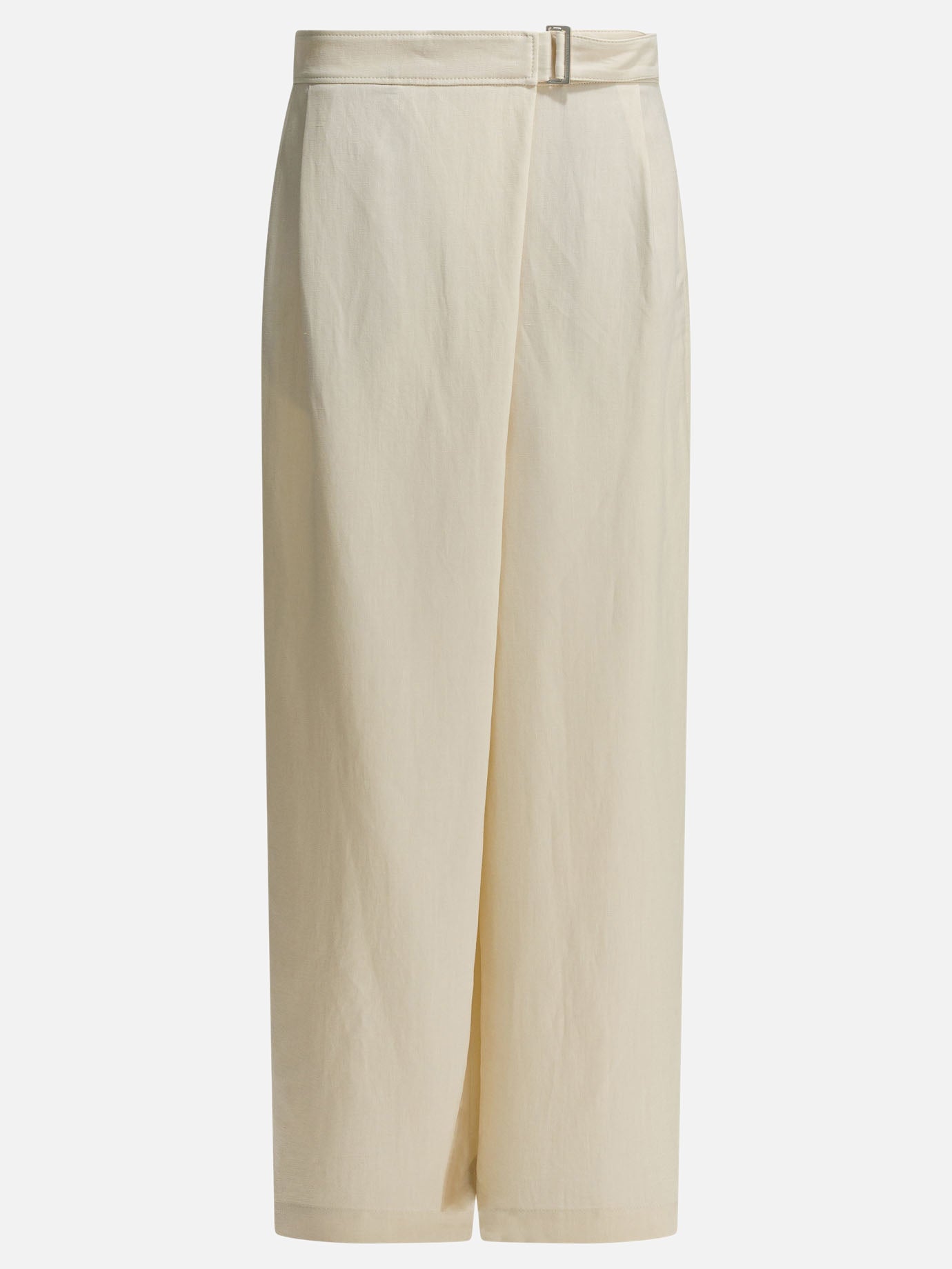 Tailored trousers Solid colour  White - Brunello Cucinelli Women | PDP | VIETTI Online Store | thumbnail