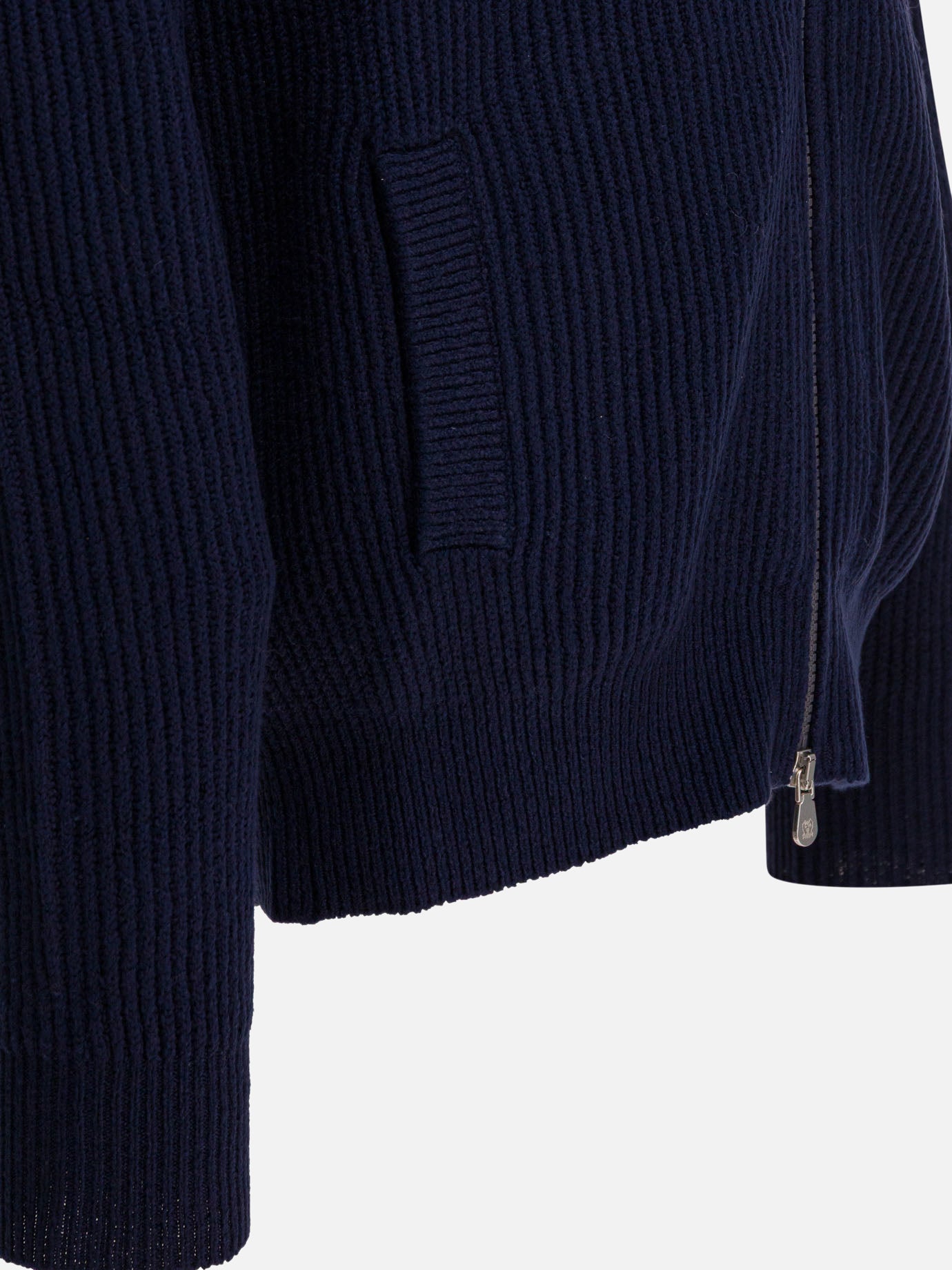 Zipped sweaters Solid colour  Blue - Brunello Cucinelli Men | PDP | VIETTI Online Store | Zoom-Modal_4
