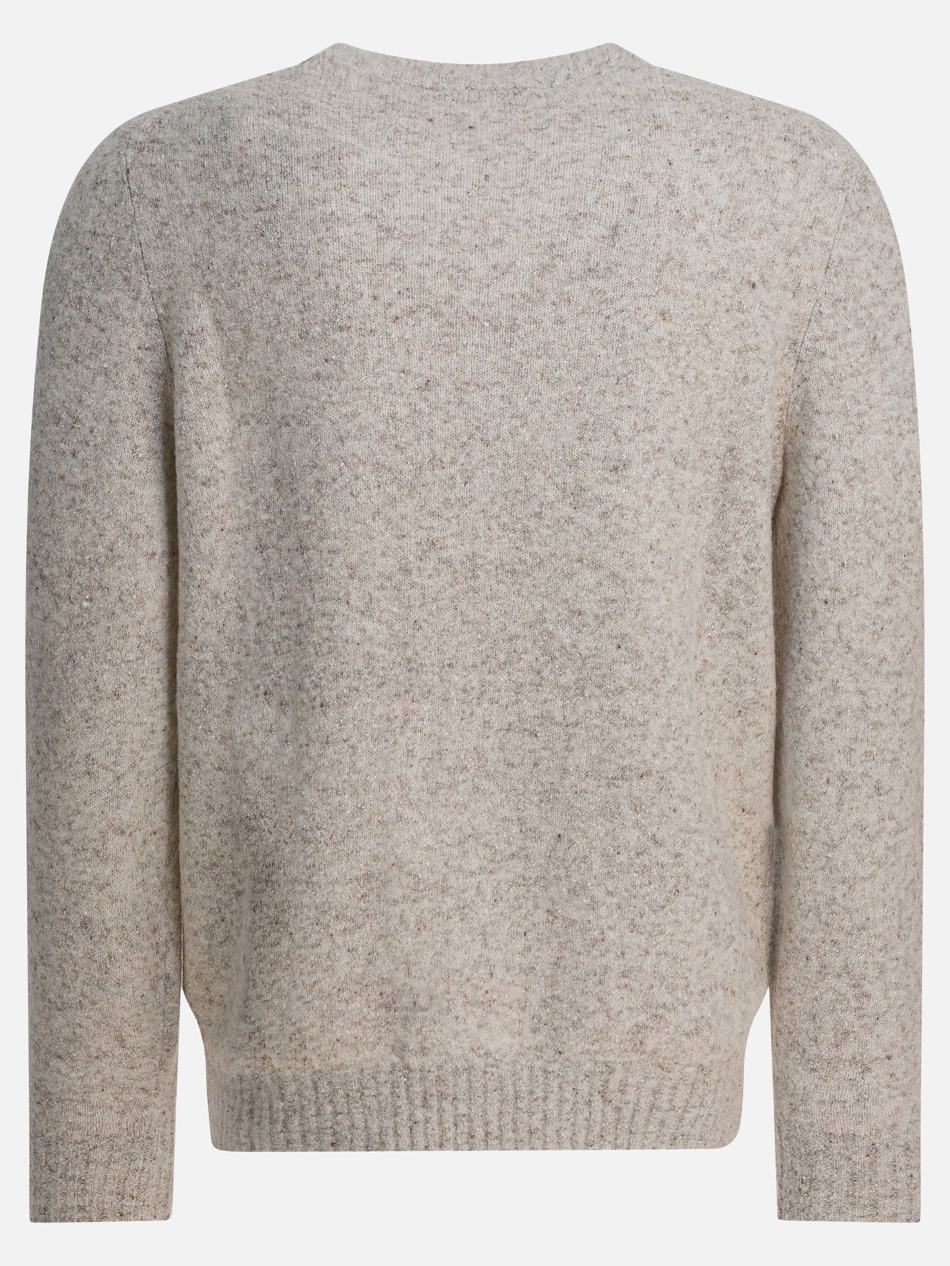 Crewneck sweaters Solid colour  Grey - Brunello Cucinelli Men | PDP | VIETTI Online Store | Zoom-Modal_2
