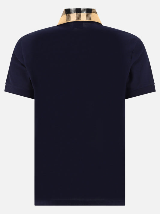 Polo shirts with buttons Check  Blue - Burberry Men | PLP | VIETTI Online Store | 2
