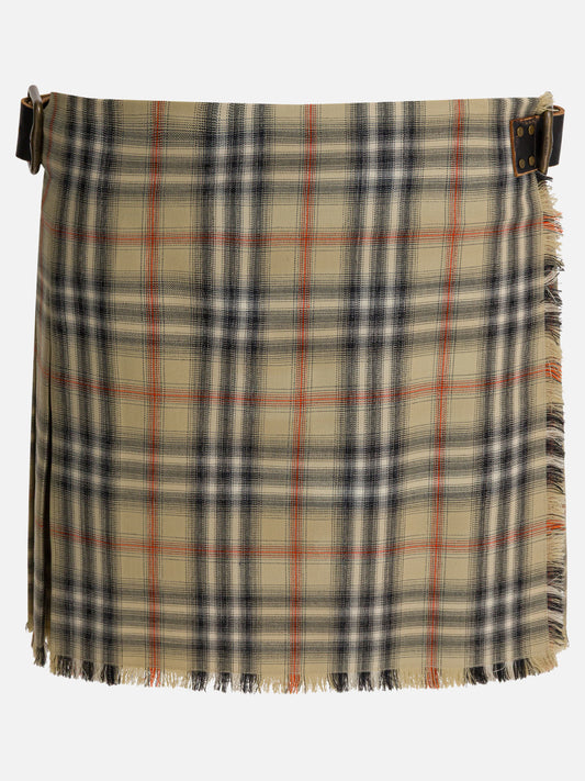 Miniskirts Check  Beige - Burberry Women | PDP | VIETTI Online Store 
