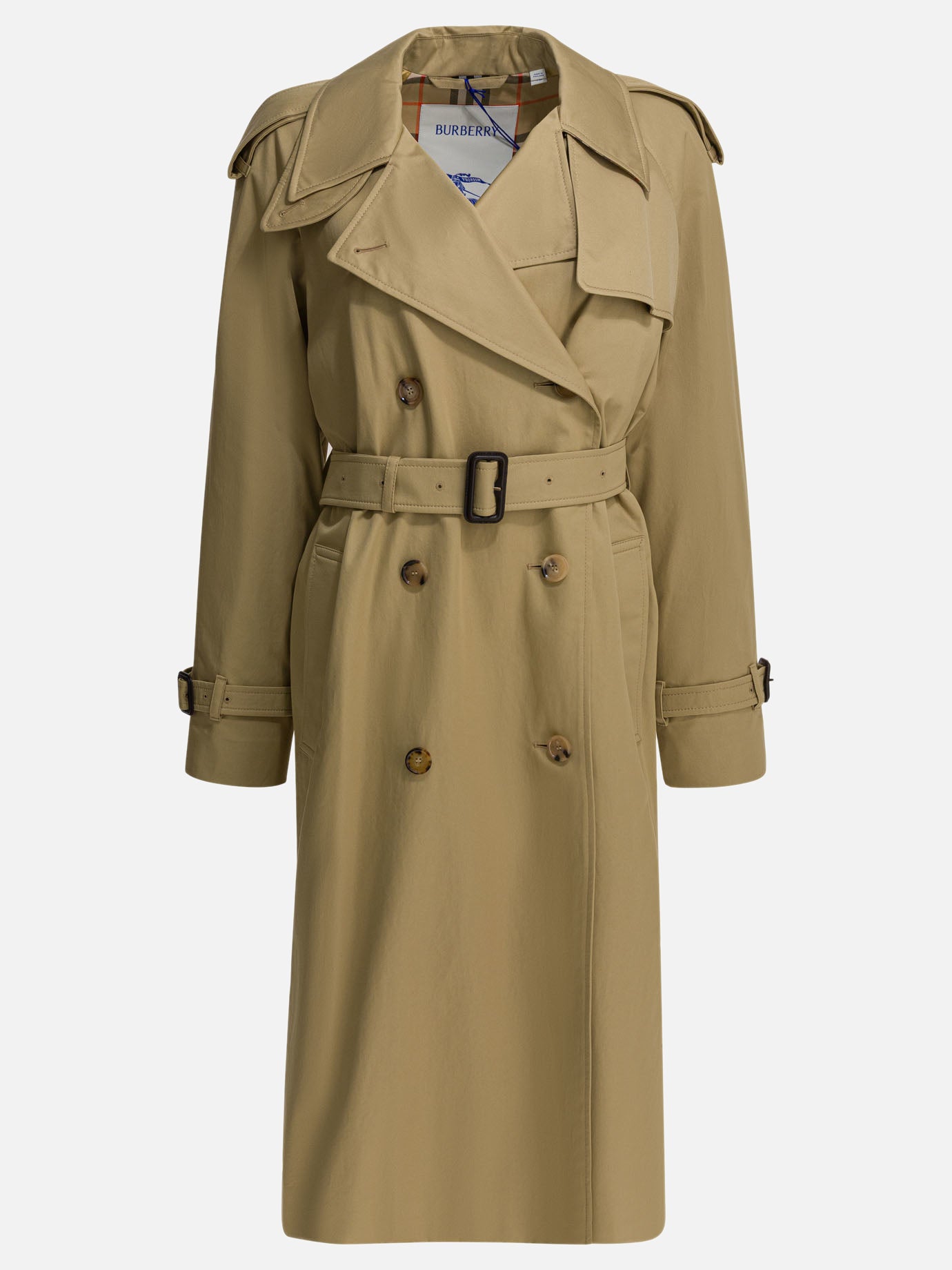 Raincoats & Trench coats Solid colour  Beige - Burberry Women | PDP | VIETTI Online Store | thumbnail