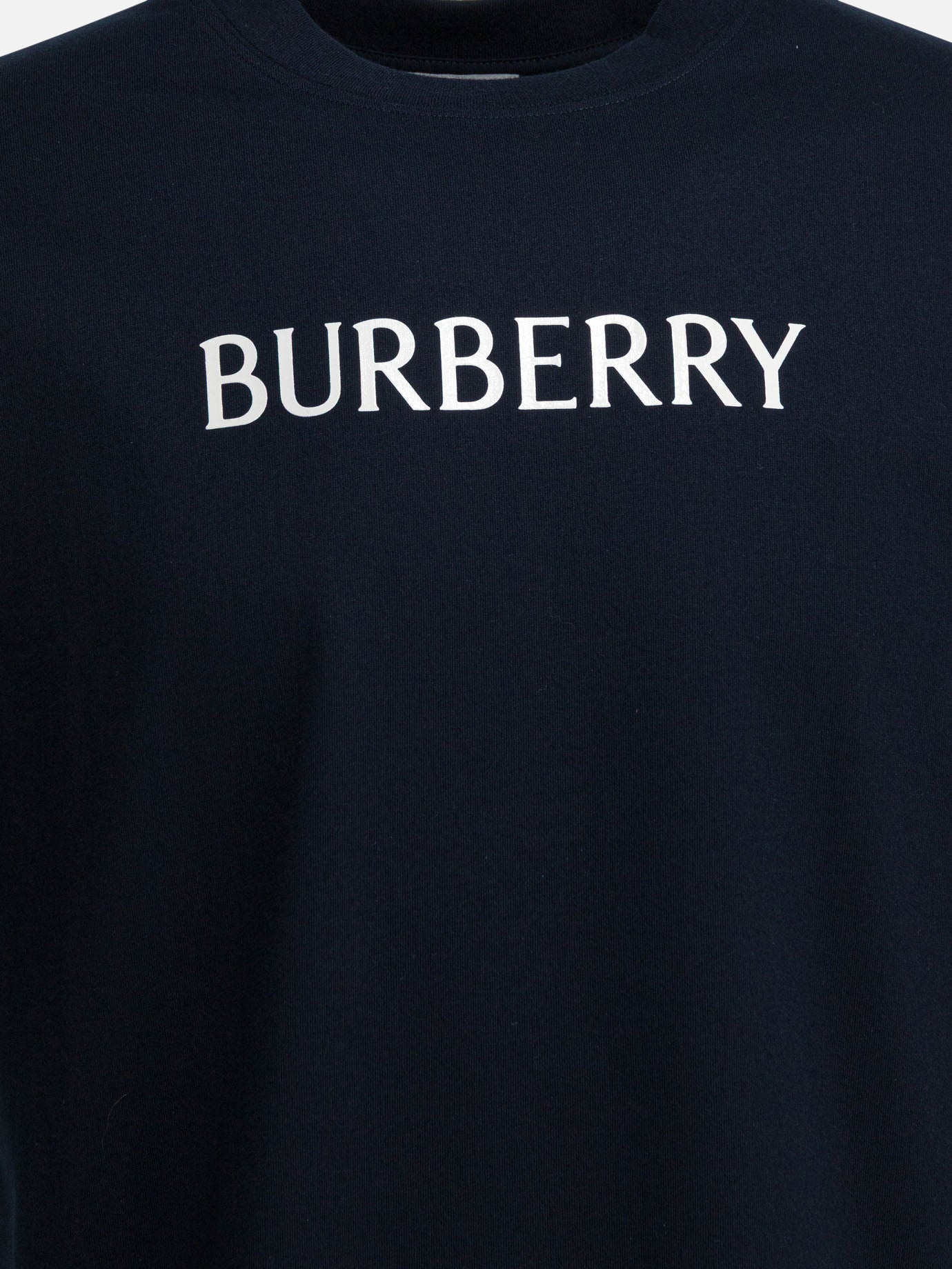 Crewneck t-shirts Logo  Blue - Burberry Men | PDP | VIETTI Online Store | Zoom-Modal_3

