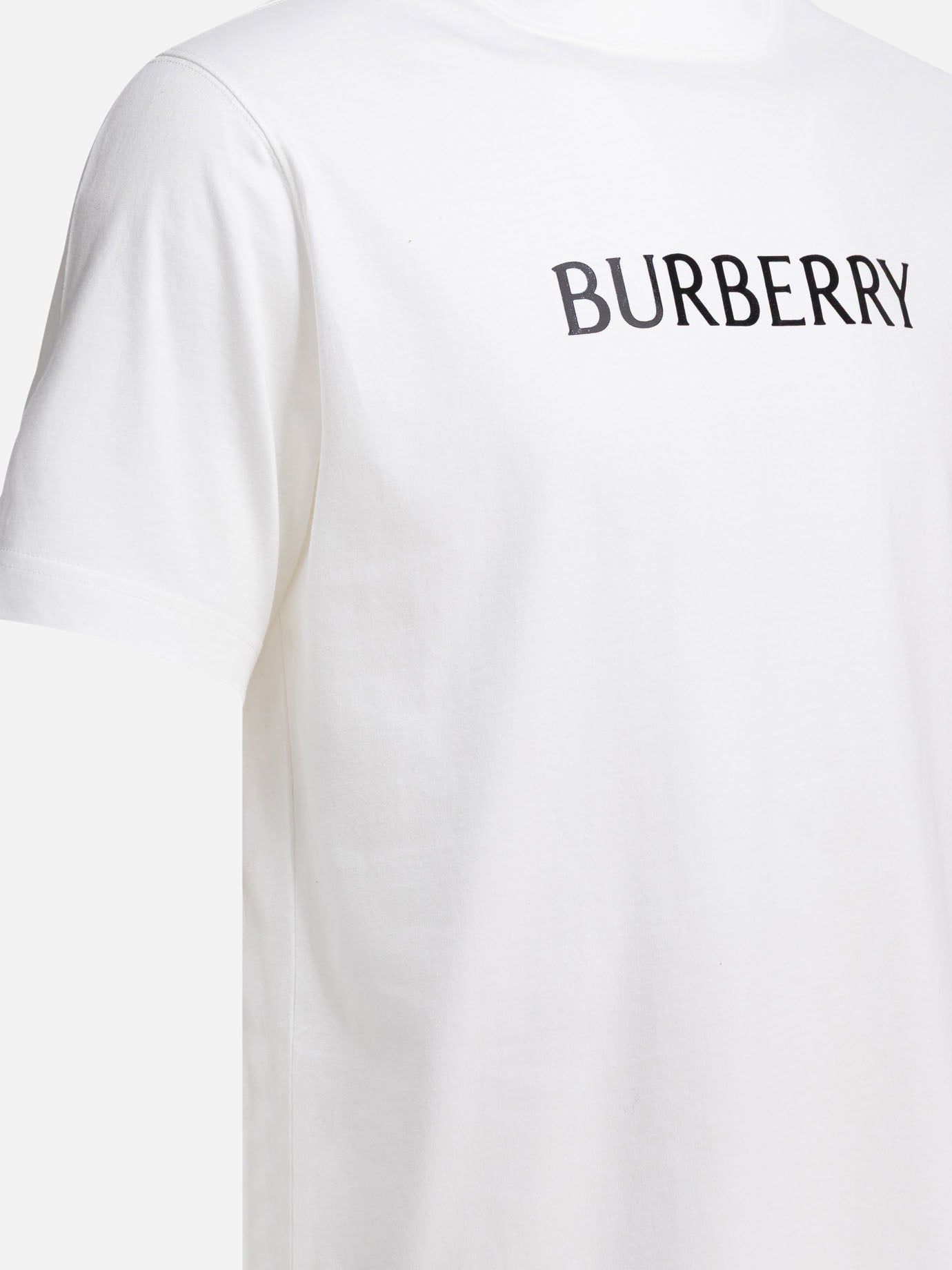 Crewneck t-shirts Logo  White - Burberry Men | PDP | VIETTI Online Store | Zoom-Modal_4
