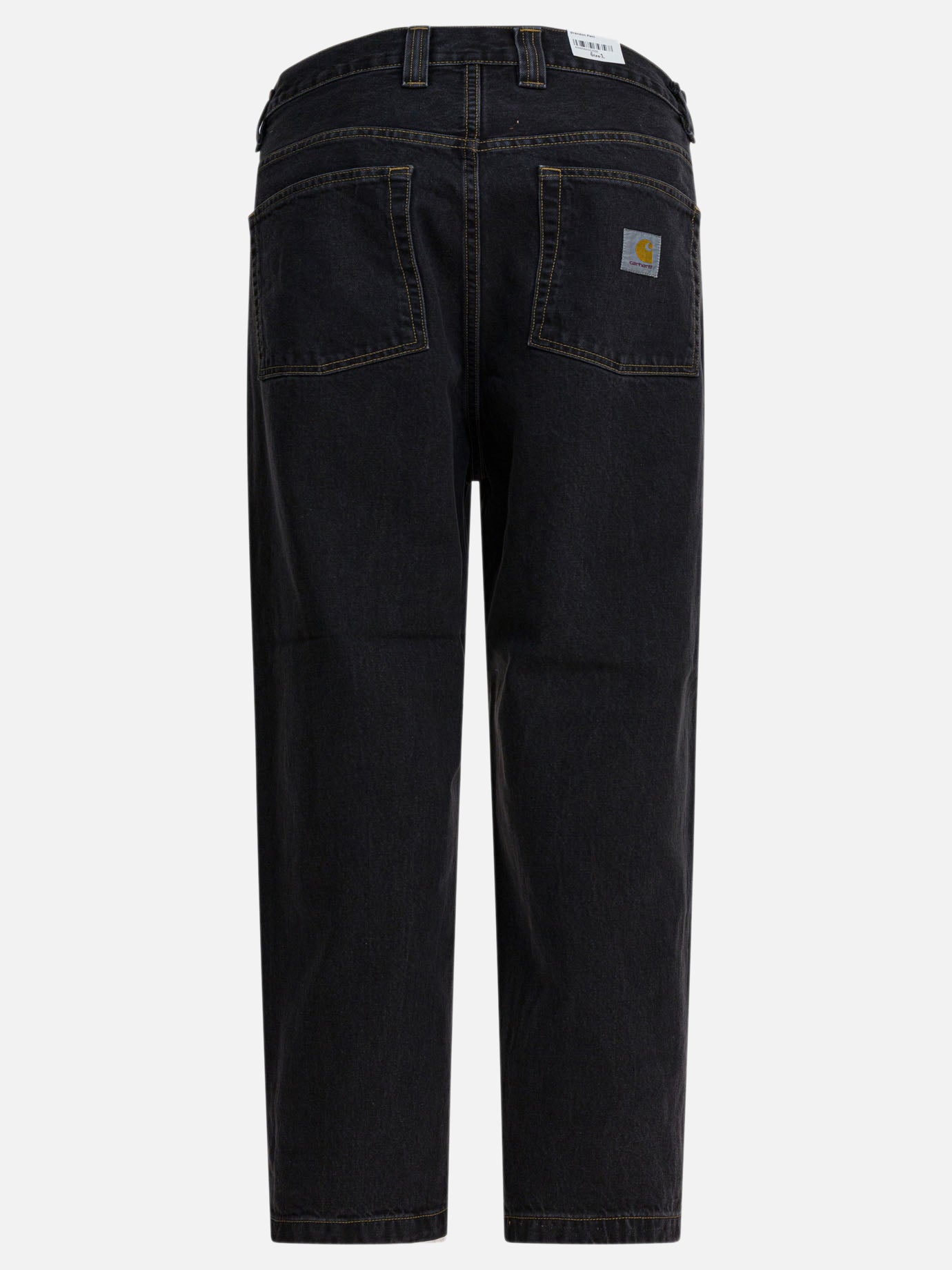 Wide-leg jeans Solid colour  Black - Carhartt WIP Men | PDP | VIETTI Online Store | thumbnail_2