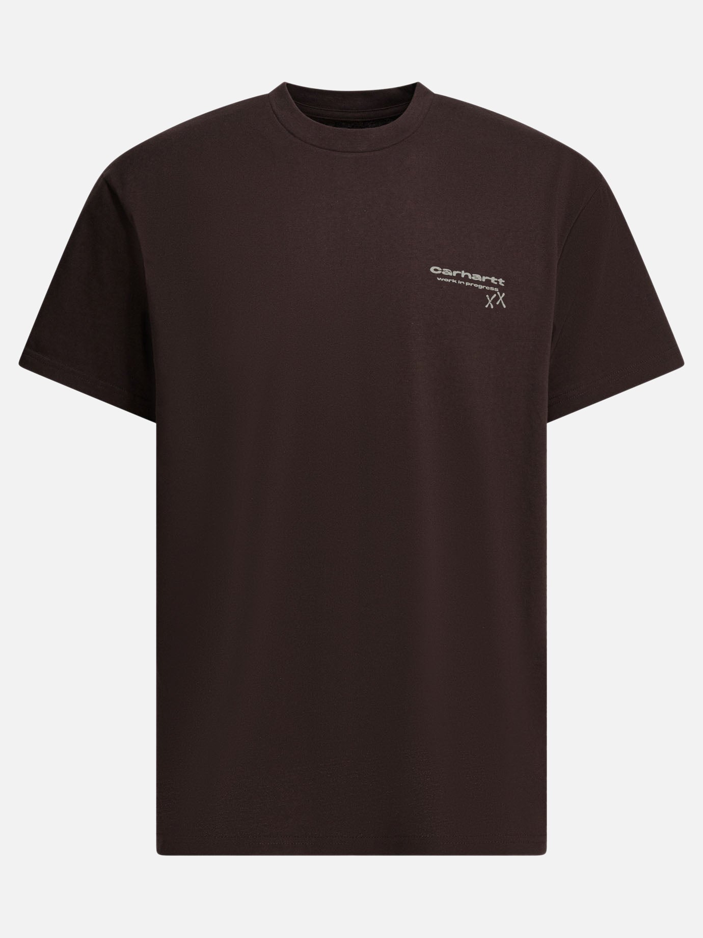 Crewneck t-shirts Graphics  Brown - Carhartt WIP Men | PDP | VIETTI Online Store | Zoom-Modal
