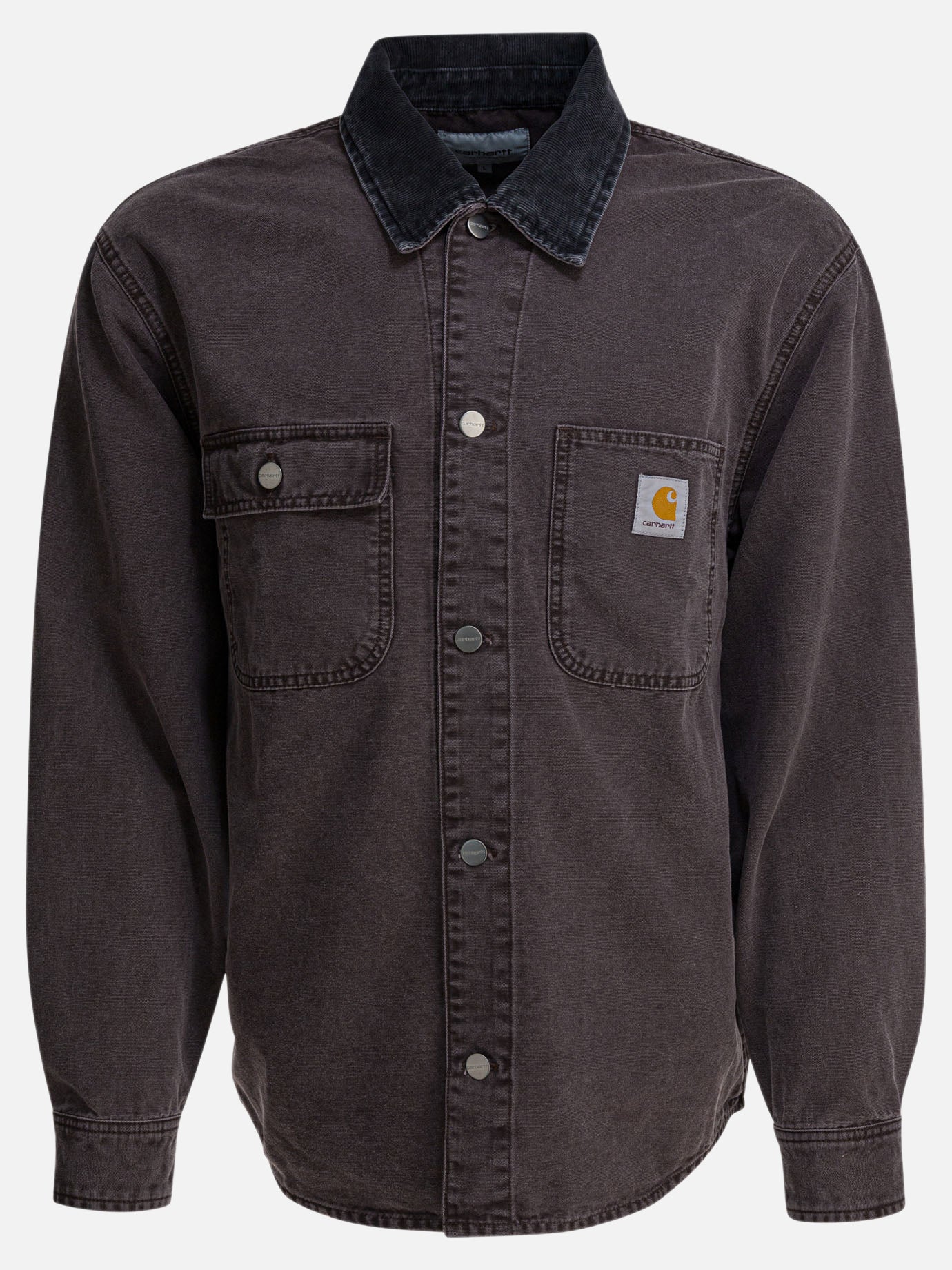 Overshirt jackets Solid colour  Brown - Carhartt WIP Men | PDP | VIETTI Online Store | Zoom-Modal
