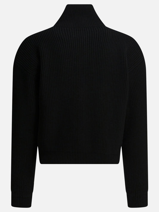 Half zip sweaters 100% wool  Black - Celine Men | PLP | VIETTI Online Store | 2
