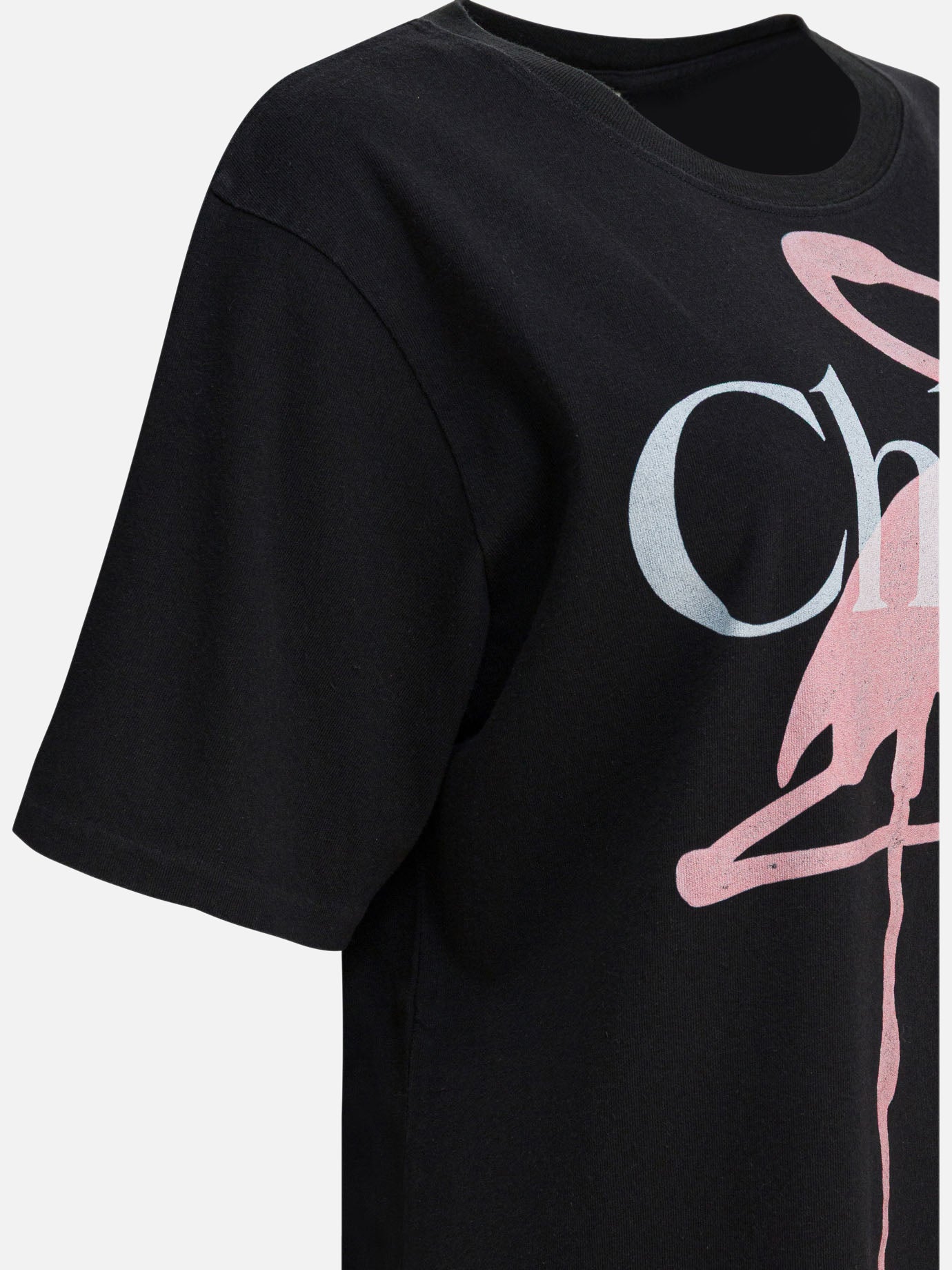 Crewneck t-shirts Logo  Black - Chloé Women | PDP | VIETTI Online Store | thumbnail_4