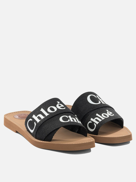 Flat sandals 100% ethylene vinyl acetate - 95% ethylene vinyl acetate 5% cow leather  Black - Chloé Women | PLP | VIETTI Online Store | 2
