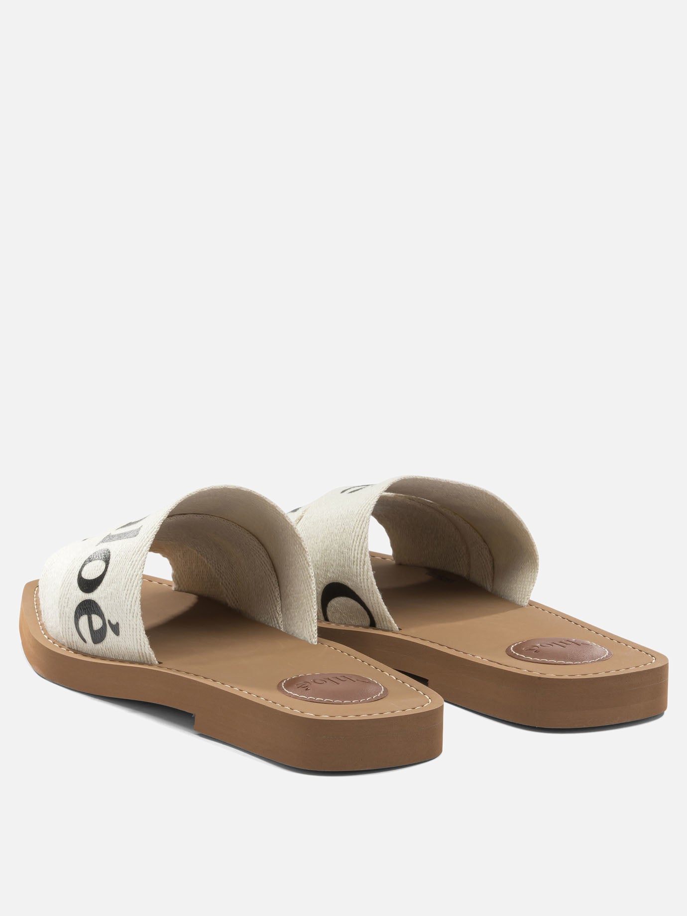 Flat sandals 100%ethylene vinyl acetate - 95% ethylene vinyl acetate 5% cow leather  White - Chloé Women | PDP | VIETTI Online Store | thumbnail_4