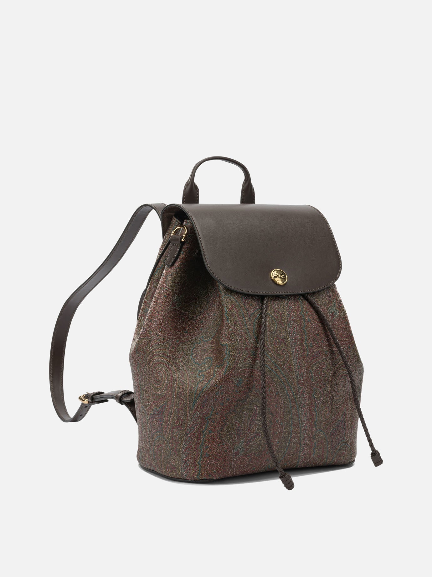 Casual backpacks 100% calf leather  Brown - Etro Women | PDP | VIETTI Online Store | thumbnail_2