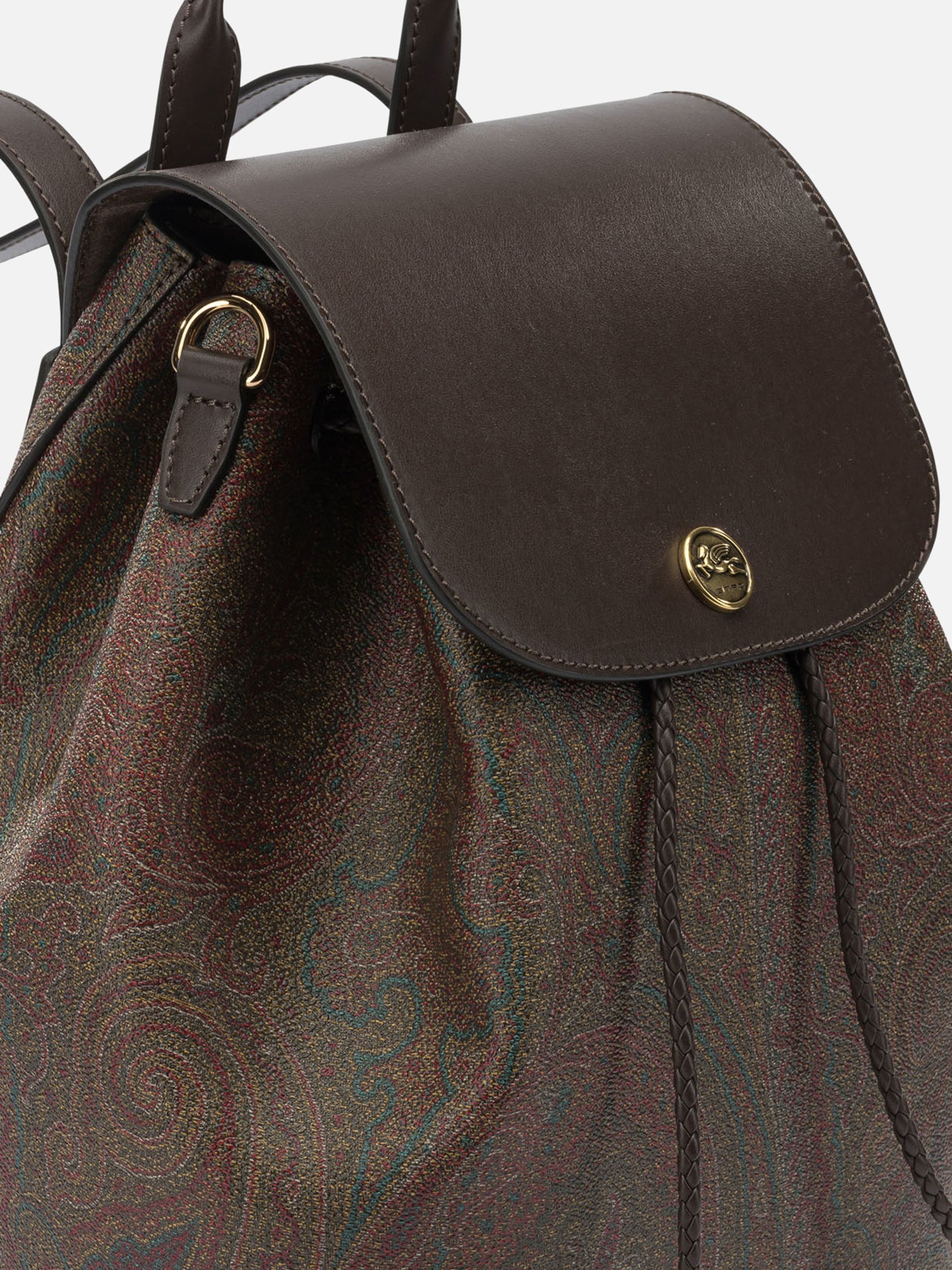 Casual backpacks 100% calf leather  Brown - Etro Women | PDP | VIETTI Online Store | Zoom-Modal_4
