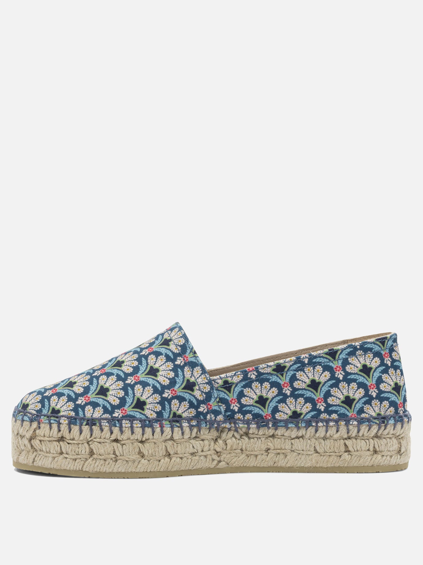 Flat espadrilles 100% cotton  Blue - Etro Women | PDP | VIETTI Online Store | Zoom-Modal_3
