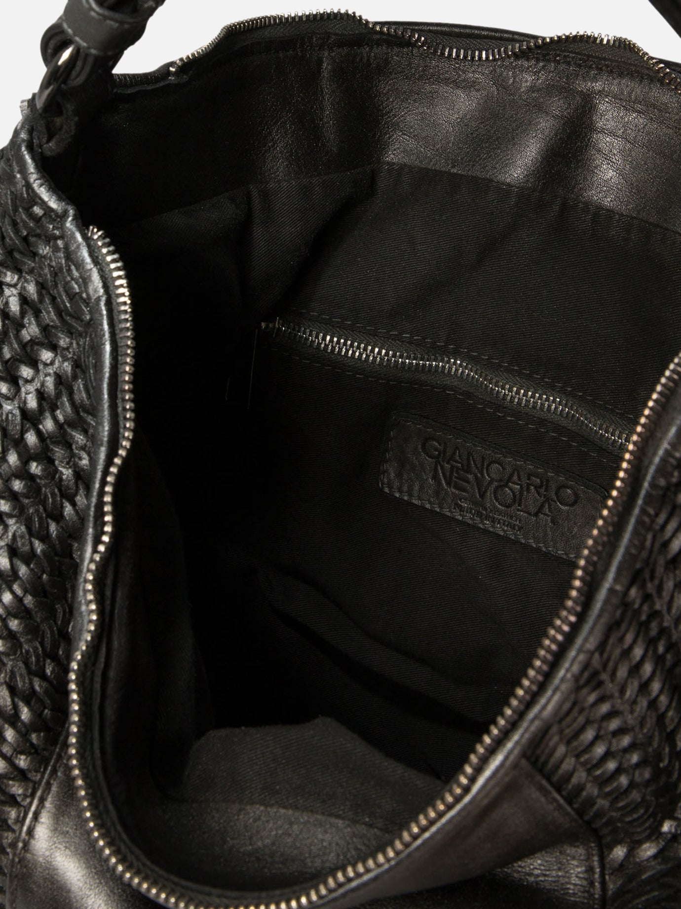 Large bags 100% leather  Black - Giancarlo Nevola Women | PDP | VIETTI Online Store | thumbnail_5