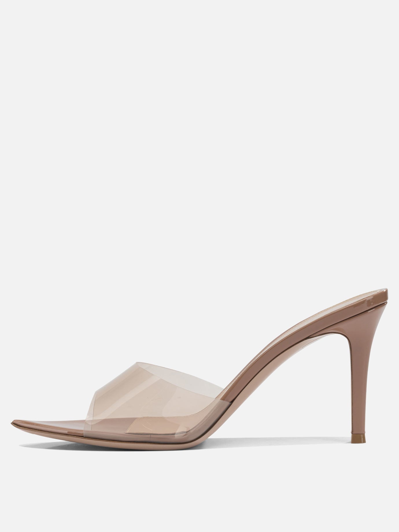 Heeled sandals 100% thermoplastic polyurethane - 100% leather  Beige - Gianvito Rossi Women | PDP | VIETTI Online Store | thumbnail_3