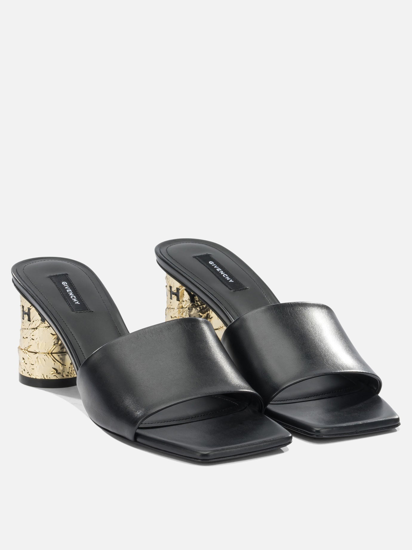 Heeled sandals 100% calf leather  Black - Givenchy Women | PDP | VIETTI Online Store | Zoom-Modal_2
