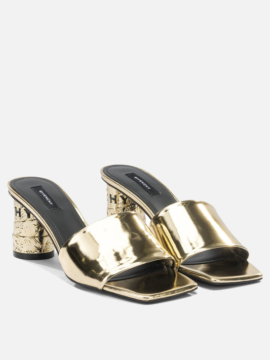 Heeled sandals 100% calf leather  Gold - Givenchy Women | PLP | VIETTI Online Store | 2
