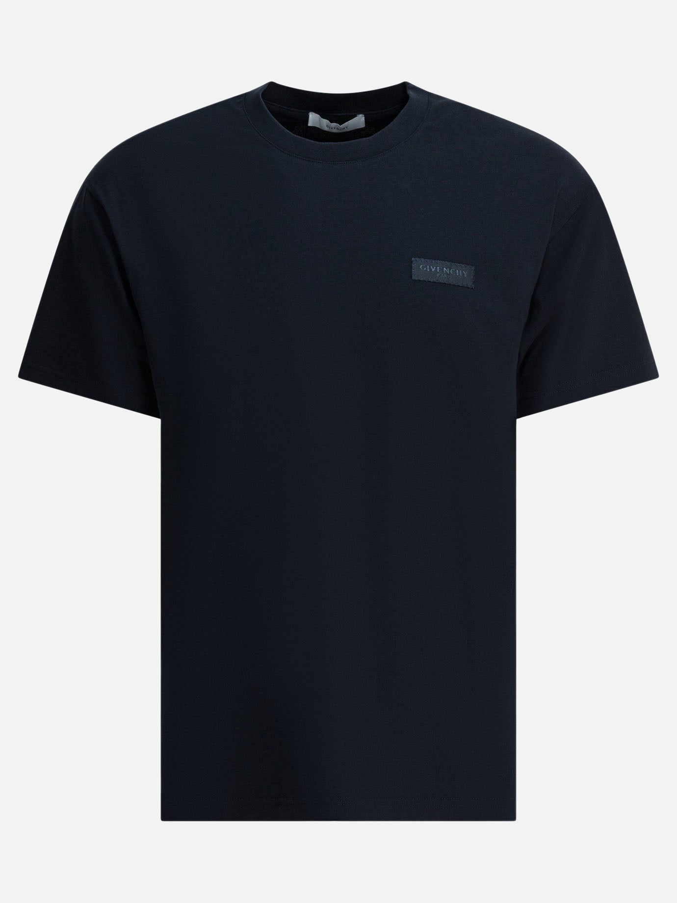 Crewneck t-shirts Logo  Blue - Givenchy Men | PDP | VIETTI Online Store | Zoom-Modal

