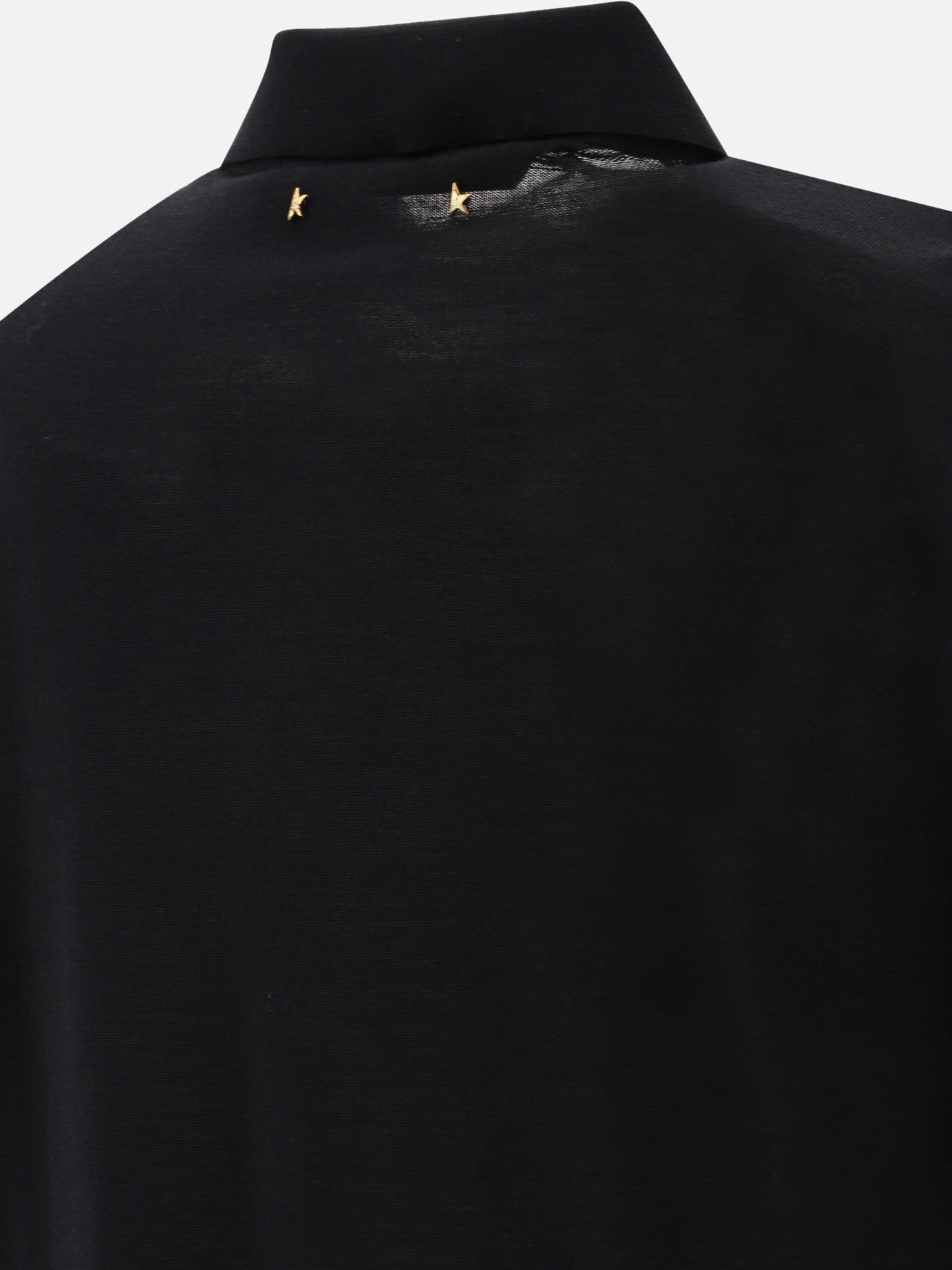 Polo shirts with buttons Solid colour  Black - Golden Goose Men | PDP | VIETTI Online Store | thumbnail_4