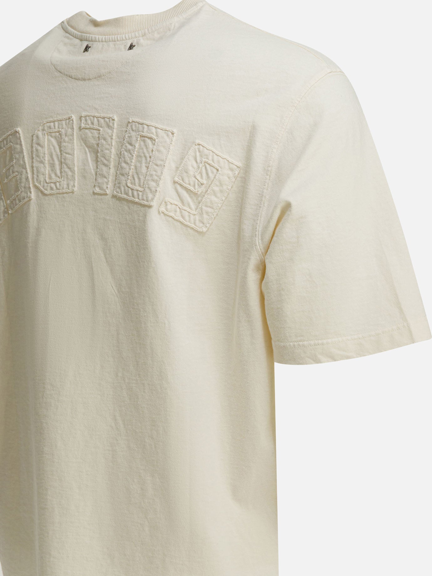 Crewneck t-shirts Logo  White - Golden Goose Men | PDP | VIETTI Online Store | thumbnail_4