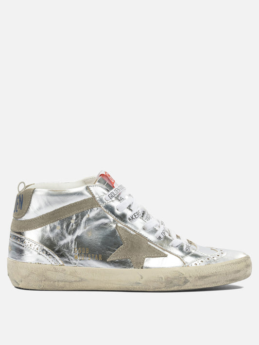 High top sneakers 100% leather - 100% rubber  Silver - Golden Goose Women | PDP | VIETTI Online Store 
