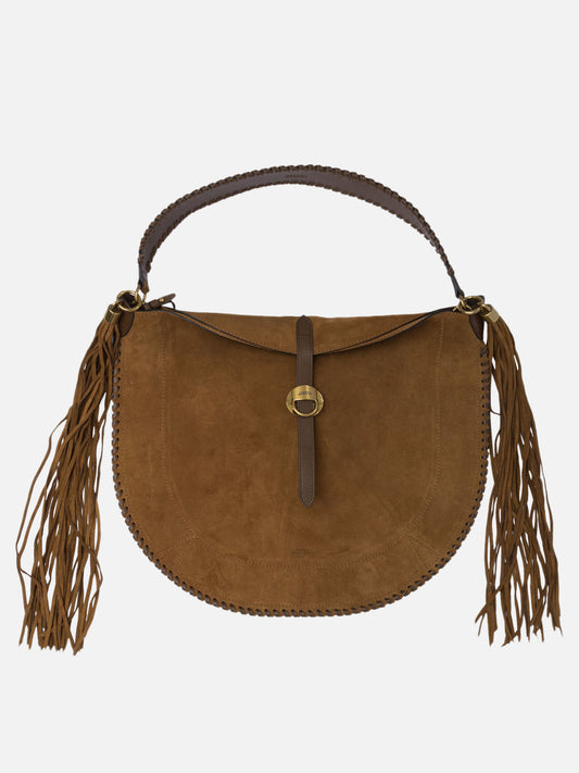 Medium bags 100% calf velvet leather  Brown - Isabel Marant Women | PDP | VIETTI Online Store 
