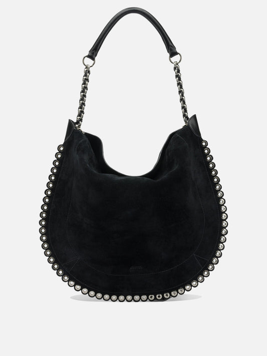 Medium bags 100% calf velvet leather  Black - Isabel Marant Women | PLP | VIETTI Online Store 
