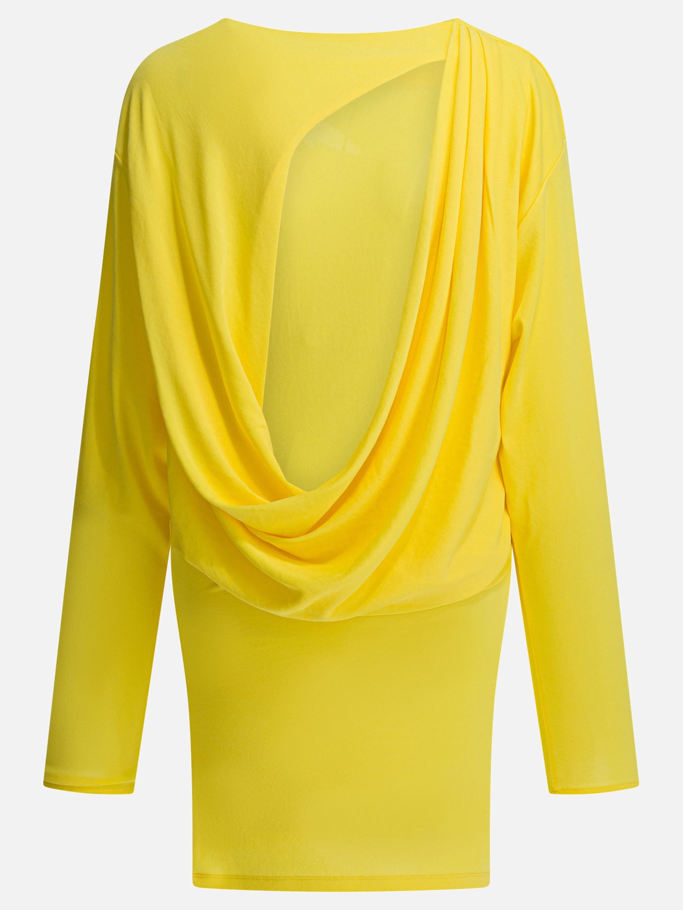Mini dresses Solid colour  Yellow - Jacquemus Women | PDP | VIETTI Online Store | thumbnail_2