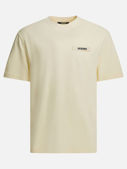 Crewneck t-shirts Logo  Beige - Jacquemus Men | PLP | VIETTI Online Store 
